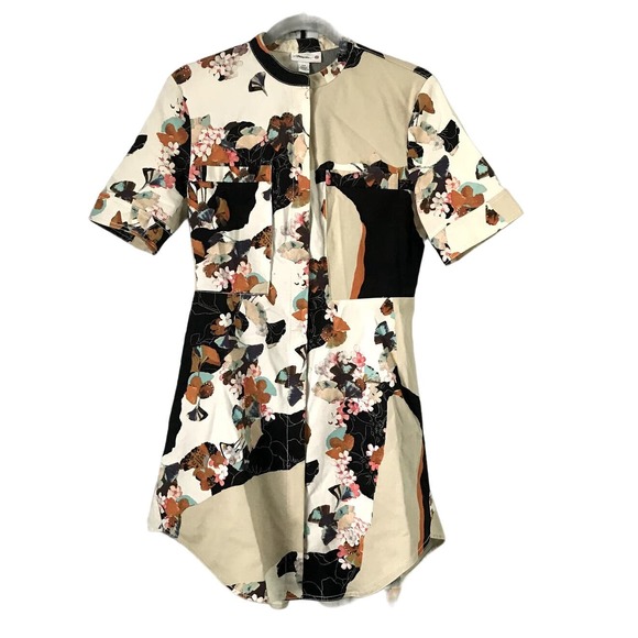 The Floral Zip-Front Shirt Dress - 3.1 Phillip Lim Target EUC Small - Picture 3 of 13